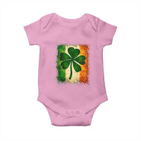 Retro Ireland Shamrock Irish Flag St Patricks Day Baby Onesie