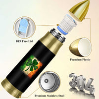 Retro Ireland Shamrock Irish Flag St Patricks Day Bullet Tumbler