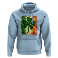 Retro Ireland Shamrock Irish Flag St Patricks Day Hoodie
