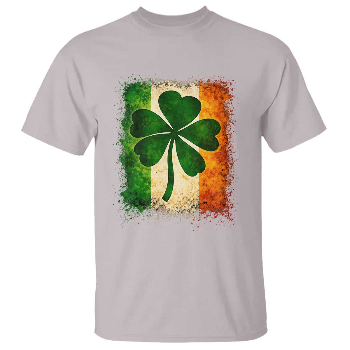 Retro Ireland Shamrock Irish Flag St Patricks Day T Shirt