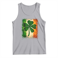 Retro Ireland Shamrock Irish Flag St Patricks Day Tank Top