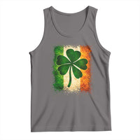 Retro Ireland Shamrock Irish Flag St Patricks Day Tank Top