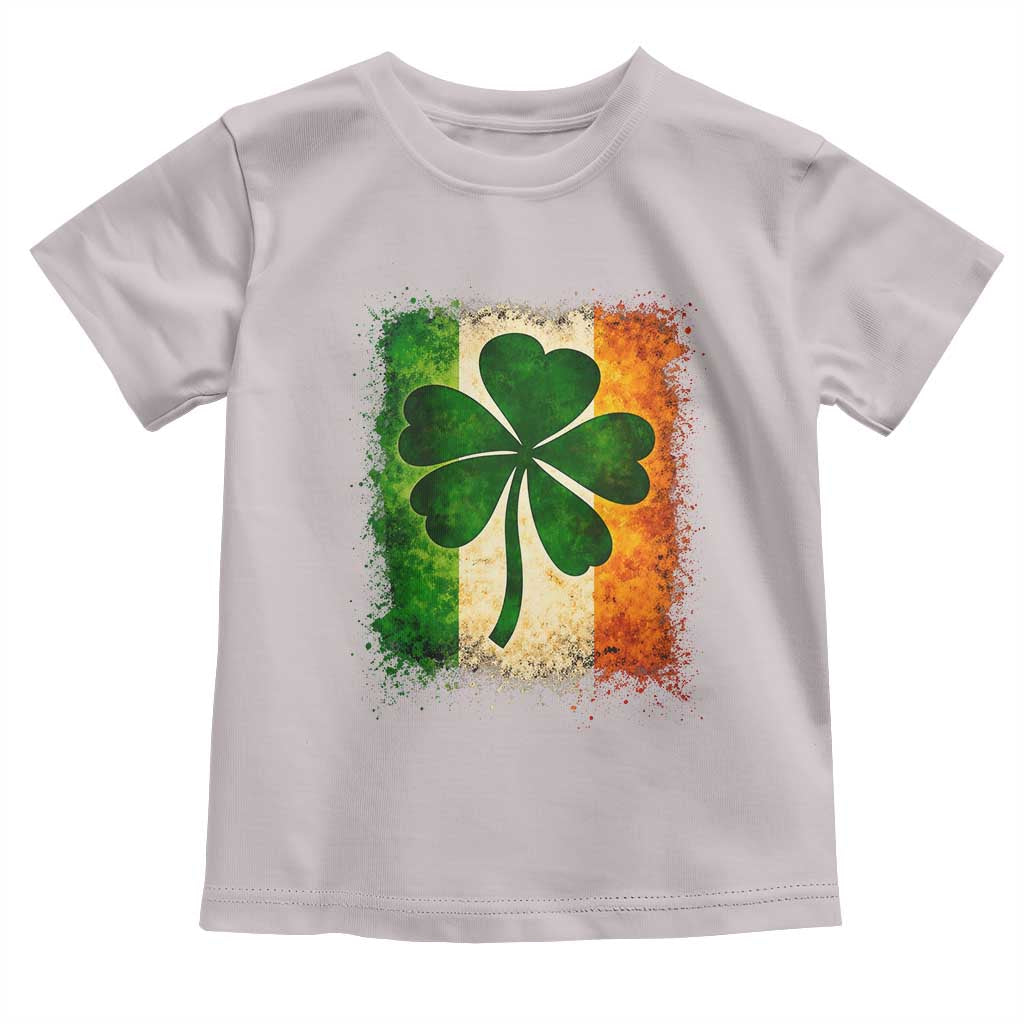 Retro Ireland Shamrock Irish Flag St Patricks Day Toddler T Shirt