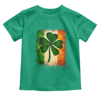 Retro Ireland Shamrock Irish Flag St Patricks Day Toddler T Shirt