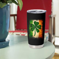 Retro Ireland Shamrock Irish Flag St Patricks Day Tumbler Cup