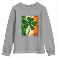 Retro Ireland Shamrock Irish Flag St Patricks Day Youth Sweatshirt