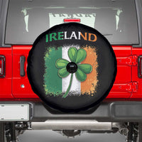 Vintage Ireland Shamrock Irish Flag St Patricks Day Spare Tire Cover