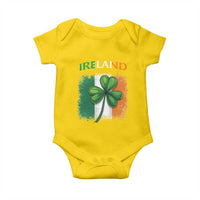 Vintage Ireland Shamrock Irish Flag St Patricks Day Baby Onesie