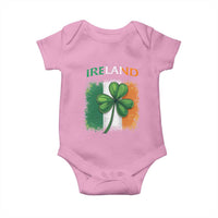 Vintage Ireland Shamrock Irish Flag St Patricks Day Baby Onesie