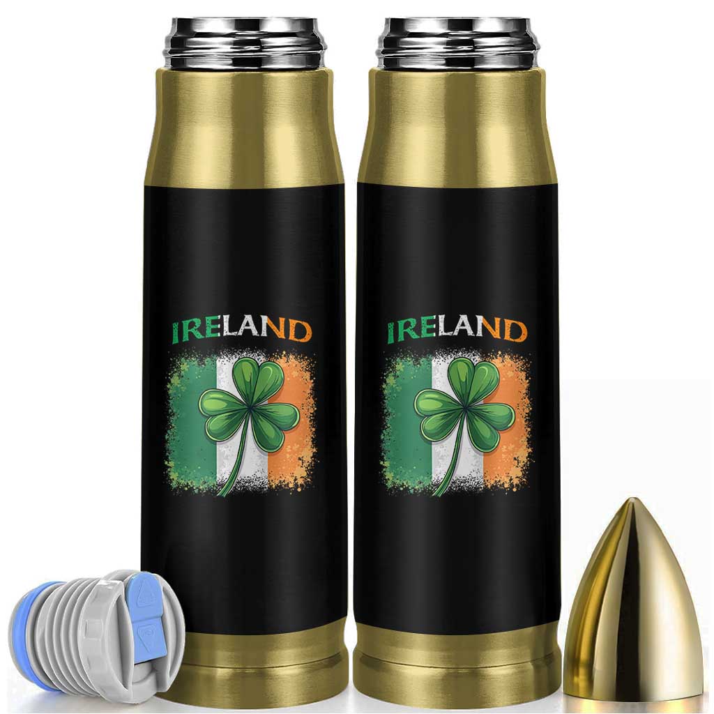 Vintage Ireland Shamrock Irish Flag St Patricks Day Bullet Tumbler
