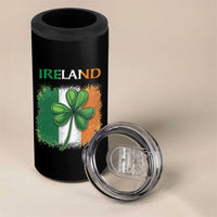 Vintage Ireland Shamrock Irish Flag St Patricks Day 4 in 1 Can Cooler Tumbler