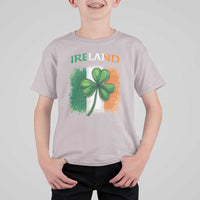 Vintage Ireland Shamrock Irish Flag St Patricks Day T Shirt For Kid