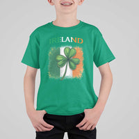 Vintage Ireland Shamrock Irish Flag St Patricks Day T Shirt For Kid