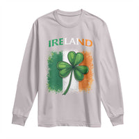 Vintage Ireland Shamrock Irish Flag St Patricks Day Long Sleeve Shirt