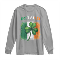 Vintage Ireland Shamrock Irish Flag St Patricks Day Long Sleeve Shirt