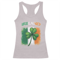 Vintage Ireland Shamrock Irish Flag St Patricks Day Racerback Tank Top