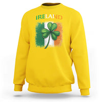 Vintage Ireland Shamrock Irish Flag St Patricks Day Sweatshirt