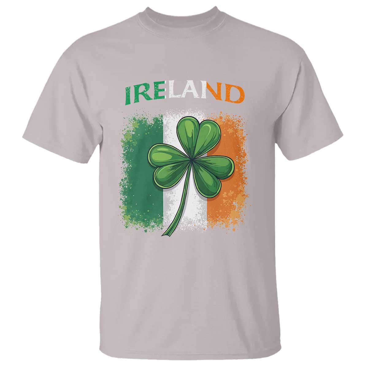 Vintage Ireland Shamrock Irish Flag St Patricks Day T Shirt