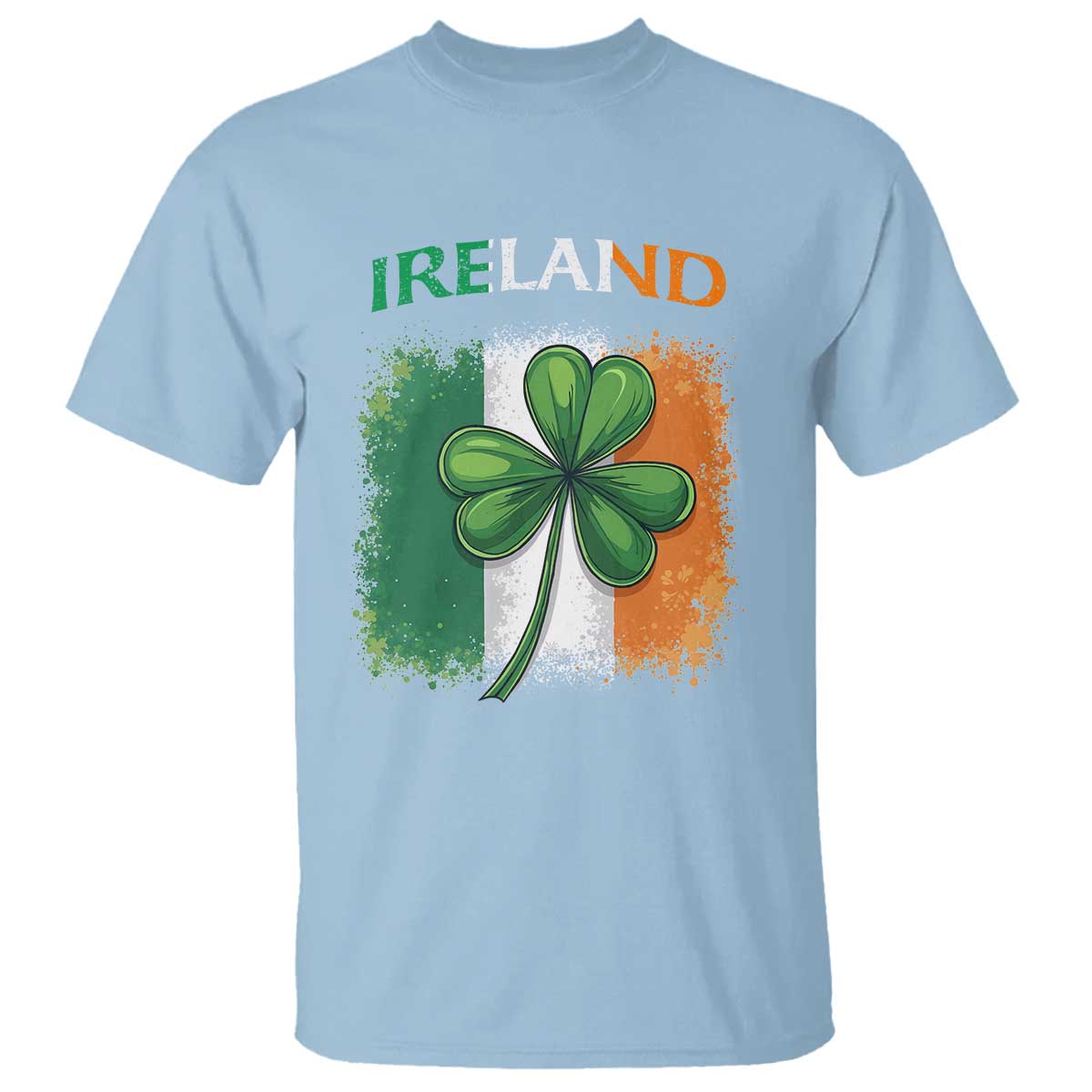 Vintage Ireland Shamrock Irish Flag St Patricks Day T Shirt