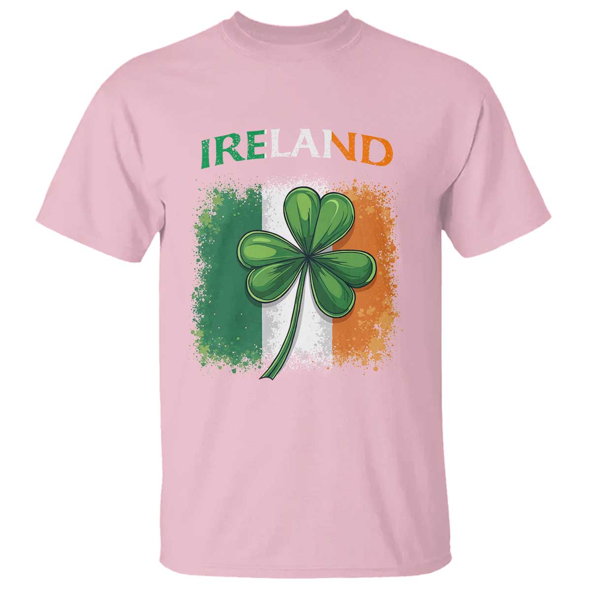 Vintage Ireland Shamrock Irish Flag St Patricks Day T Shirt