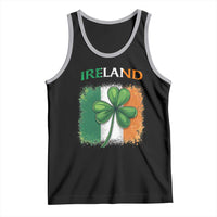 Vintage Ireland Shamrock Irish Flag St Patricks Day Tank Top