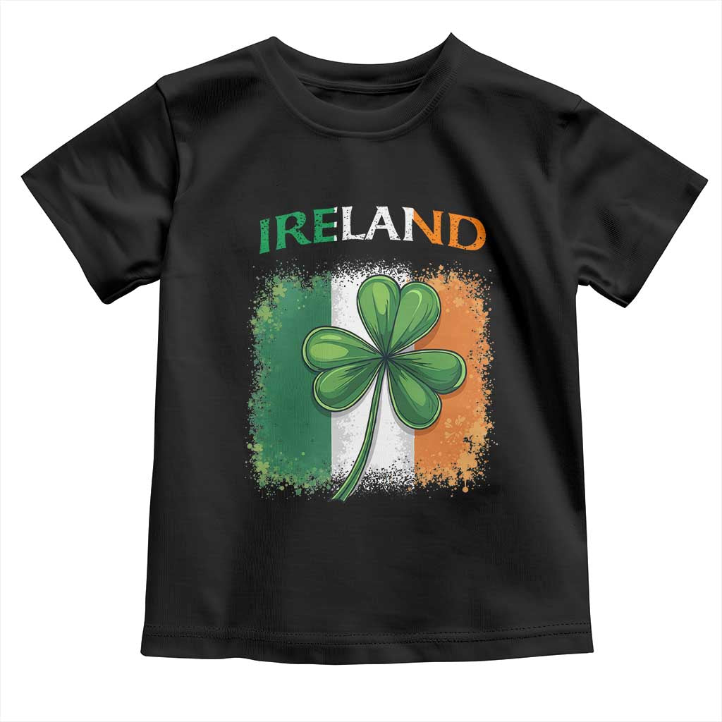 Vintage Ireland Shamrock Irish Flag St Patricks Day Toddler T Shirt