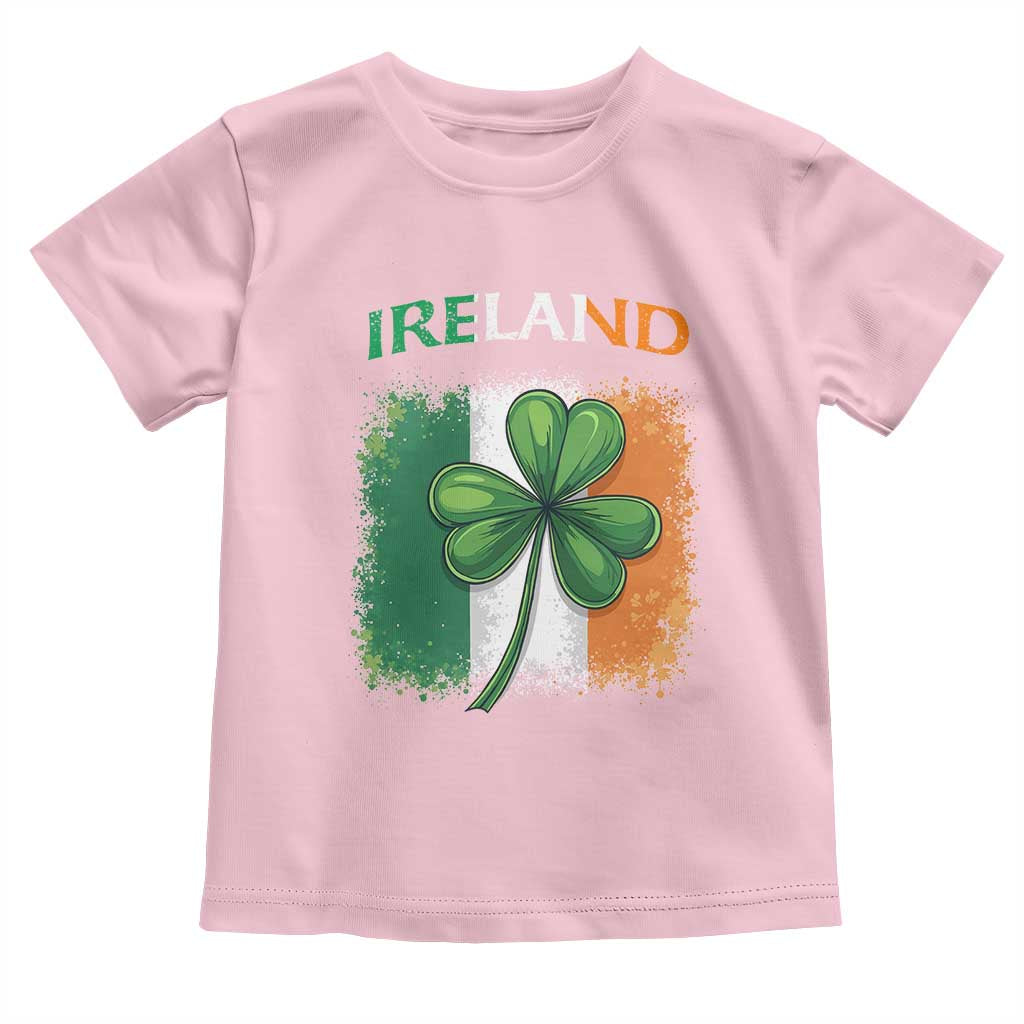 Vintage Ireland Shamrock Irish Flag St Patricks Day Toddler T Shirt