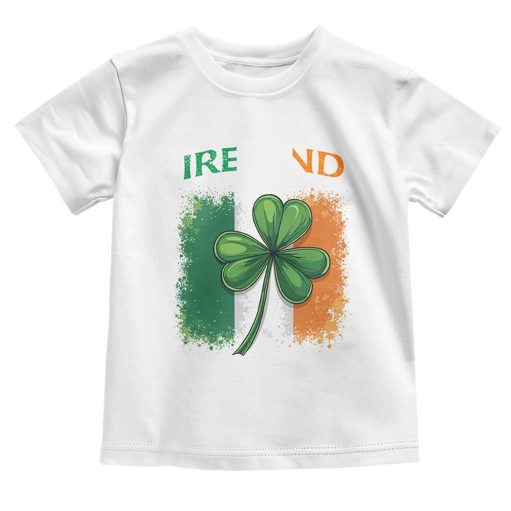 Vintage Ireland Shamrock Irish Flag St Patricks Day Toddler T Shirt