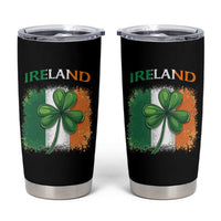 Vintage Ireland Shamrock Irish Flag St Patricks Day Tumbler Cup