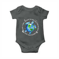 Earth Day Sea Turtle Baby Onesie Save Bees Plant Trees Clean Seas Environmentalist