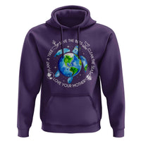 Earth Day Sea Turtle Hoodie Save Bees Plant Trees Clean Seas Environmentalist