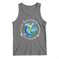Earth Day Sea Turtle Tank Top Save Bees Plant Trees Clean Seas Environmentalist