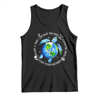 Earth Day Sea Turtle Tank Top Save Bees Plant Trees Clean Seas Environmentalist