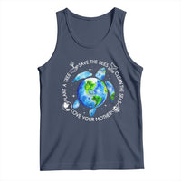 Earth Day Sea Turtle Tank Top Save Bees Plant Trees Clean Seas Environmentalist
