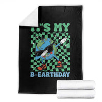 Funny Earth Day Throw Blanket Its My B-Earthday