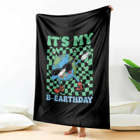 Funny Earth Day Throw Blanket Its My B-Earthday
