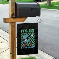 Funny Earth Day Garden Flag Its My B-Earthday
