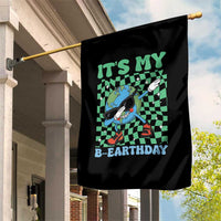 Funny Earth Day Garden Flag Its My B-Earthday