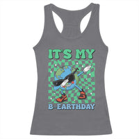 Funny Earth Day Racerback Tank Top Its My B-Earthday