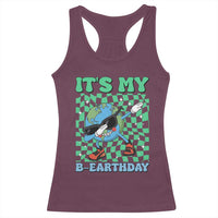 Funny Earth Day Racerback Tank Top Its My B-Earthday