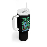 Funny Earth Day Tumbler With Handle Its My B-Earthday