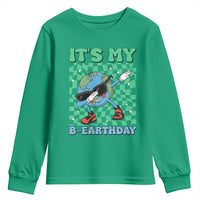 Funny Earth Day Youth Sweatshirt Its My B-Earthday