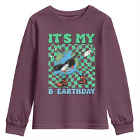 Funny Earth Day Youth Sweatshirt Its My B-Earthday