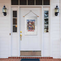 250 Years American Anniversary Garden Flag Patriotic Book Reader 4th of July