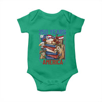 250 Years American Anniversary Baby Onesie Patriotic Book Reader 4th of July