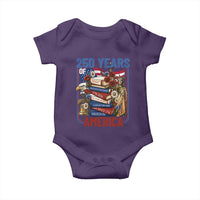 250 Years American Anniversary Baby Onesie Patriotic Book Reader 4th of July