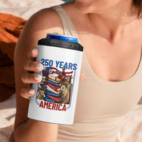 250 Years American Anniversary 4 in 1 Can Cooler Tumbler Patriotic Book Reader 4th of July