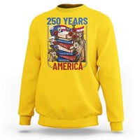 250 Years American Anniversary Sweatshirt Patriotic Book Reader 4th of July