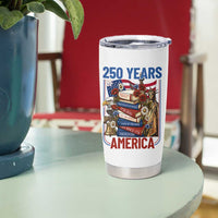 250 Years American Anniversary Tumbler Cup Patriotic Book Reader 4th of July