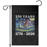 250th America Anniversary Garden Flag Starry Night Patriotic Eagle Liberty Bell American Flag